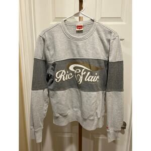 Homage Ric Flair Crewneck WWE Sweatshirt, Gray, Small